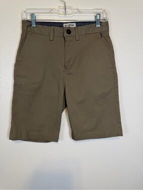 Billabong Men's Khaki Flat Front Shorts